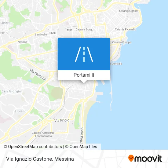 Mappa Via Ignazio Castone