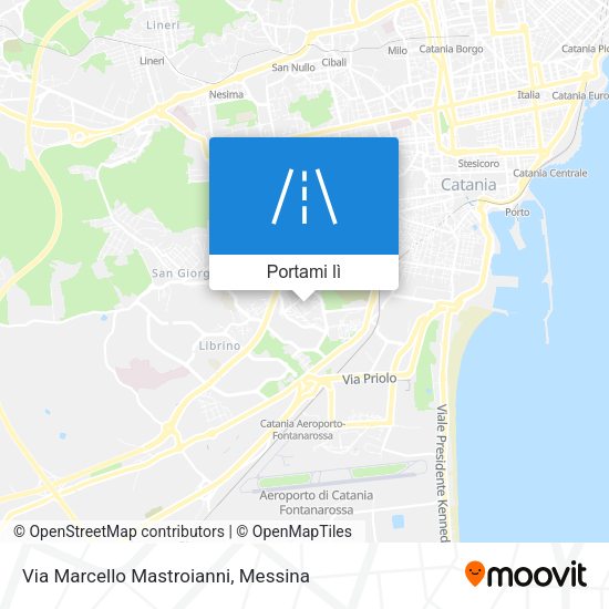 Mappa Via Marcello Mastroianni
