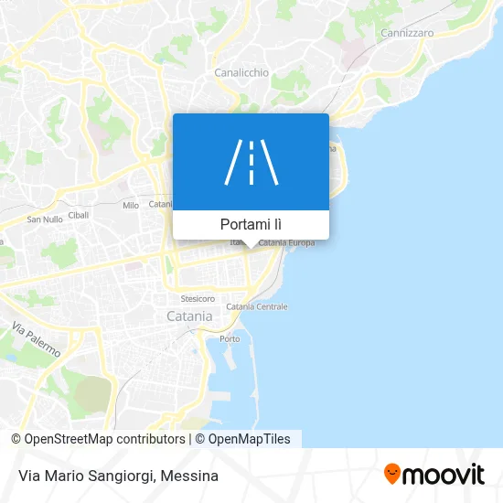 Mappa Via Mario Sangiorgi