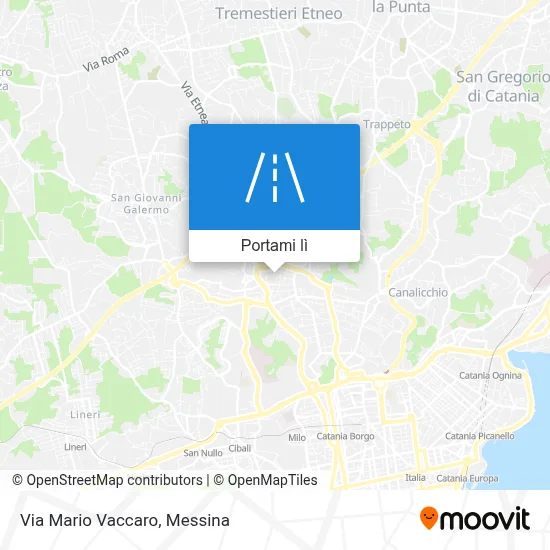 Mappa Via Mario Vaccaro