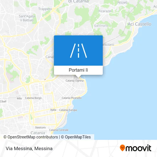 Mappa Via Messina