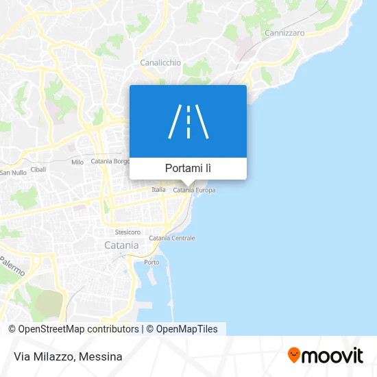 Mappa Via Milazzo