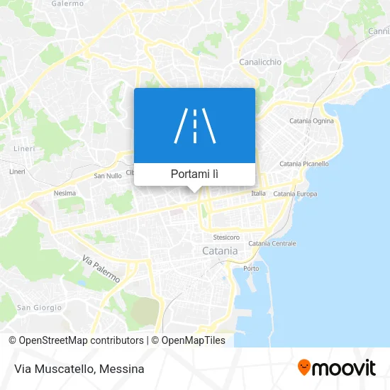 Mappa Via Muscatello