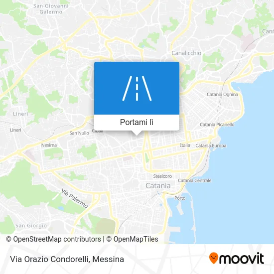 Mappa Via Orazio Condorelli
