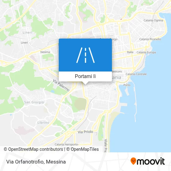 Mappa Via Orfanotrofio