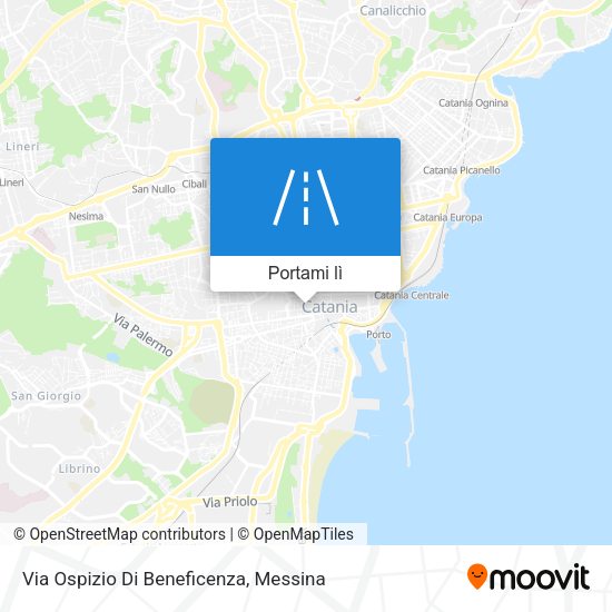 Mappa Via Ospizio Di Beneficenza