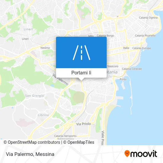 Mappa Via Palermo
