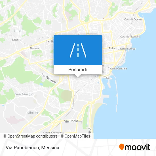 Mappa Via Panebianco