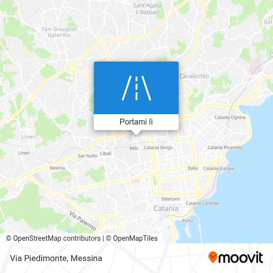 Mappa Via Piedimonte