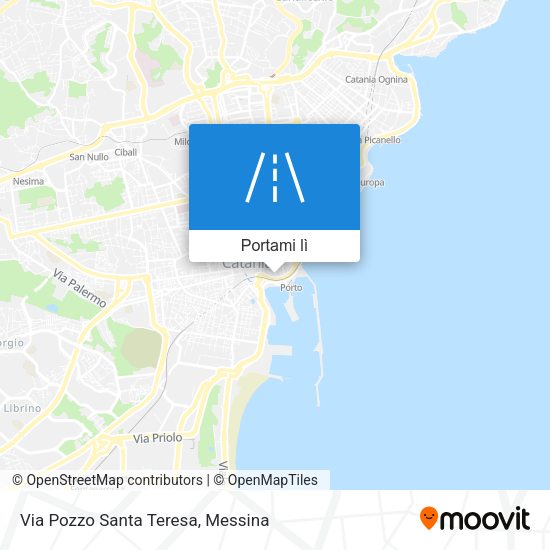 Mappa Via Pozzo Santa Teresa