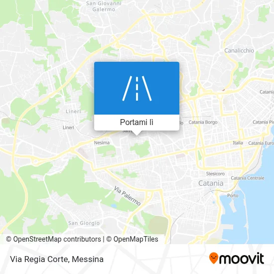 Mappa Via Regia Corte