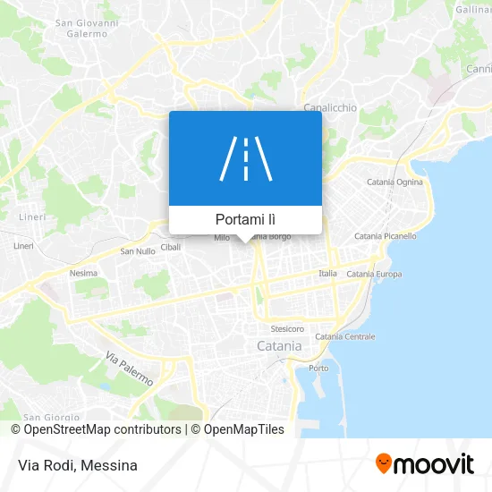 Mappa Via Rodi
