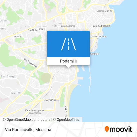 Mappa Via Ronsisvalle