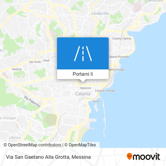 Mappa Via San Gaetano Alla Grotta