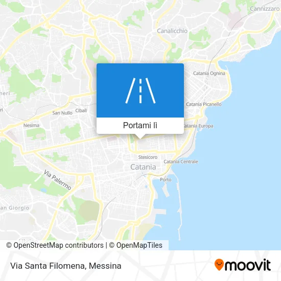 Mappa Via Santa Filomena