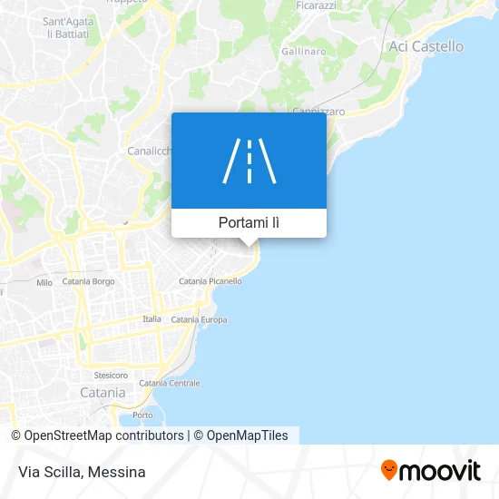 Mappa Via Scilla