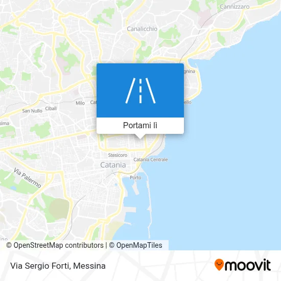 Mappa Via Sergio Forti
