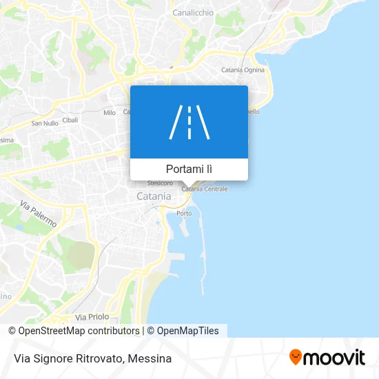 Mappa Via Signore Ritrovato