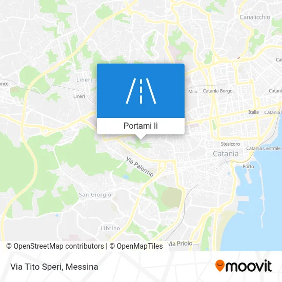 Mappa Via Tito Speri