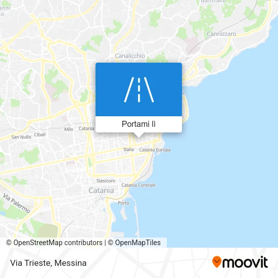 Mappa Via Trieste