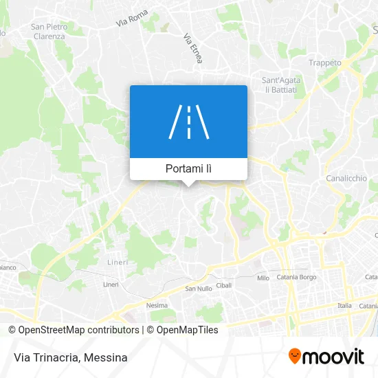 Mappa Via Trinacria