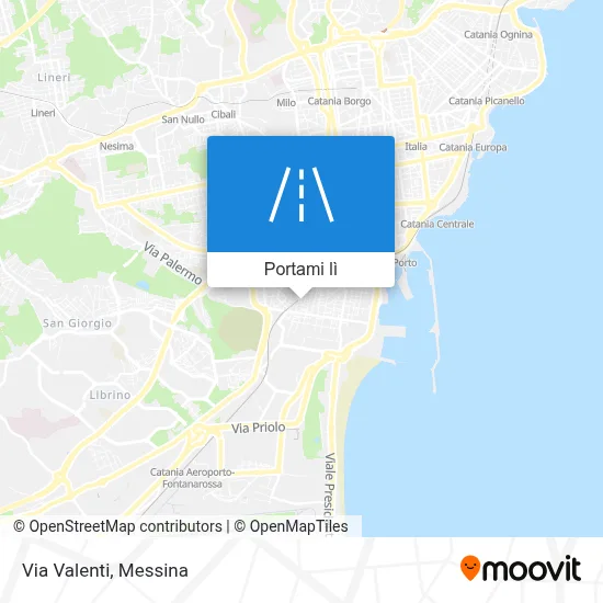Mappa Via Valenti