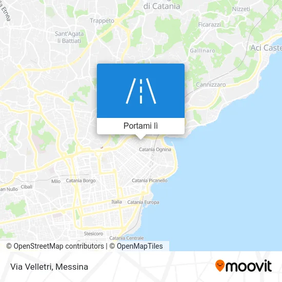 Mappa Via Velletri