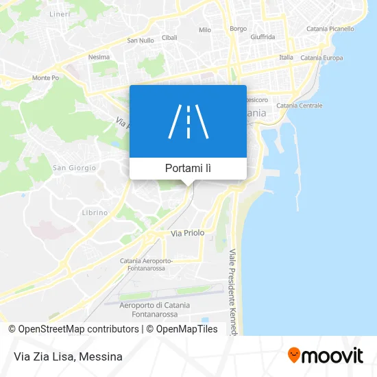 Mappa Via Zia Lisa