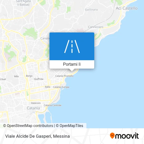 Mappa Viale Alcide De Gasperi