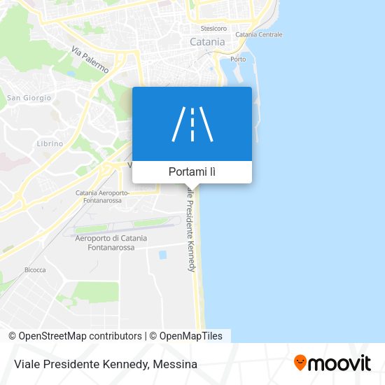 Mappa Viale Presidente Kennedy