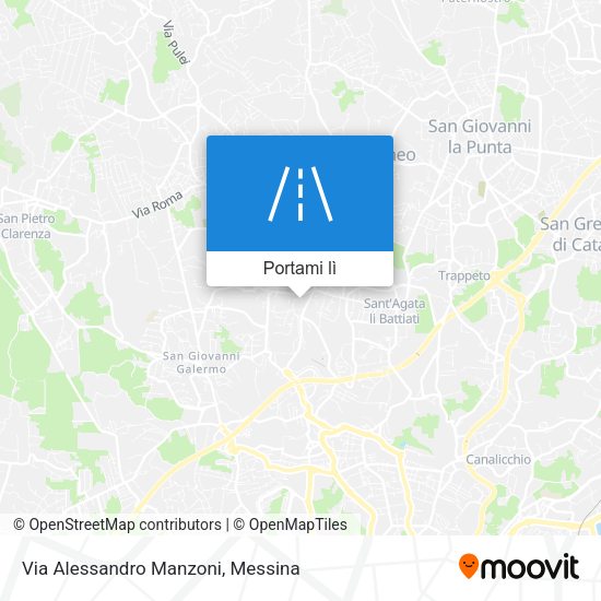 Mappa Via Alessandro Manzoni