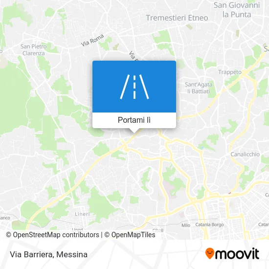 Mappa Via Barriera
