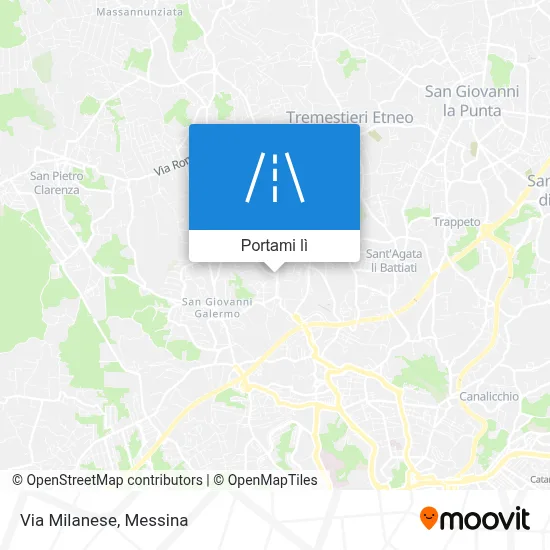 Mappa Via Milanese