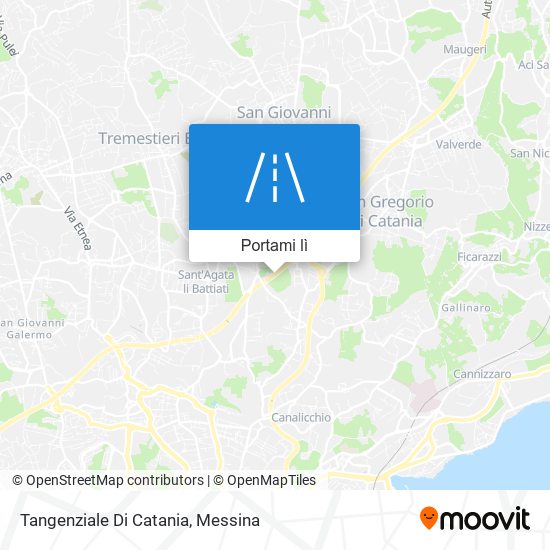 Mappa Tangenziale Di Catania