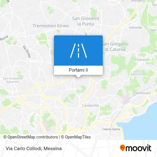 Mappa Via Carlo Collodi