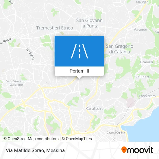 Mappa Via Matilde Serao