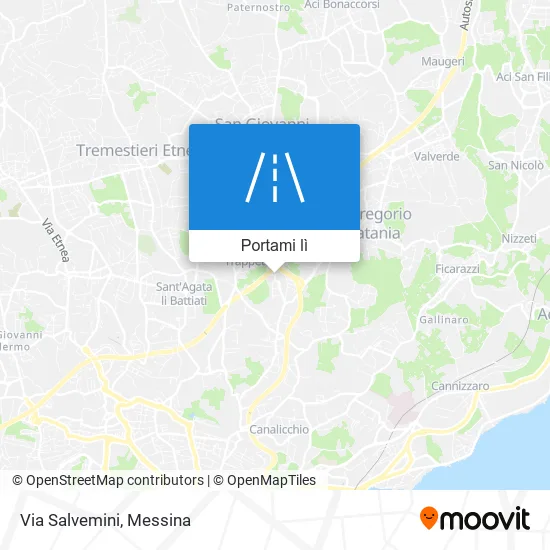 Mappa Via Salvemini