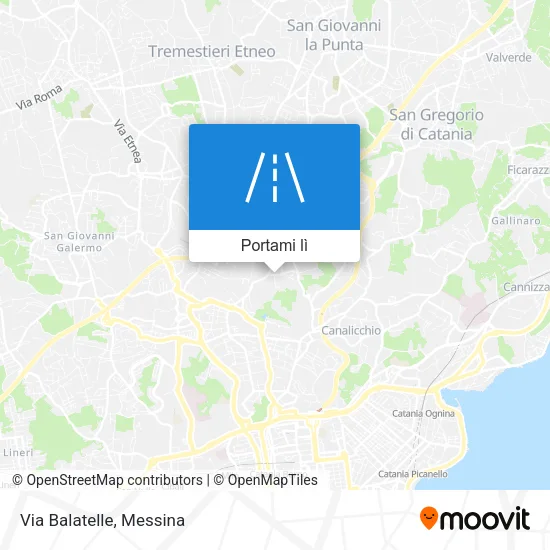 Mappa Via Balatelle