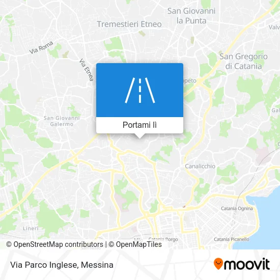 Mappa Via Parco Inglese