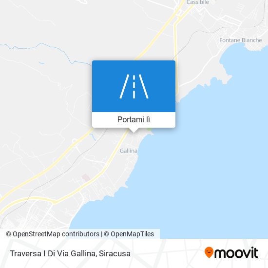 Mappa Traversa I Di Via Gallina