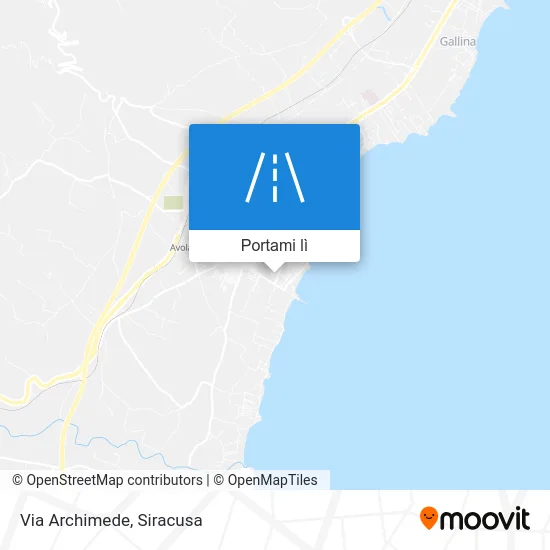 Mappa Via Archimede