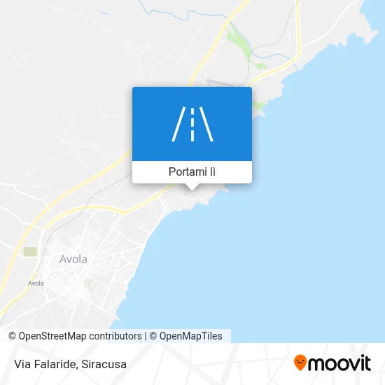 Mappa Via Falaride