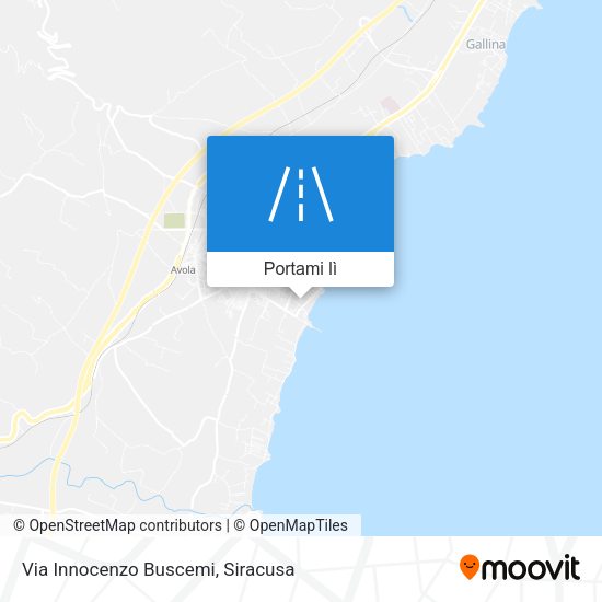 Mappa Via Innocenzo Buscemi