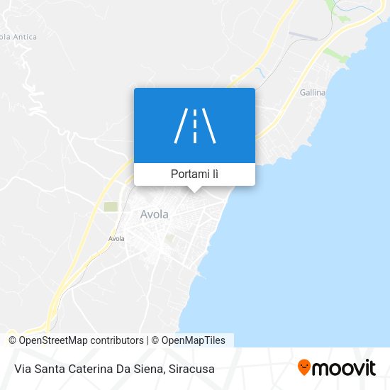 Mappa Via Santa Caterina Da Siena