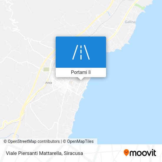 Mappa Viale Piersanti Mattarella