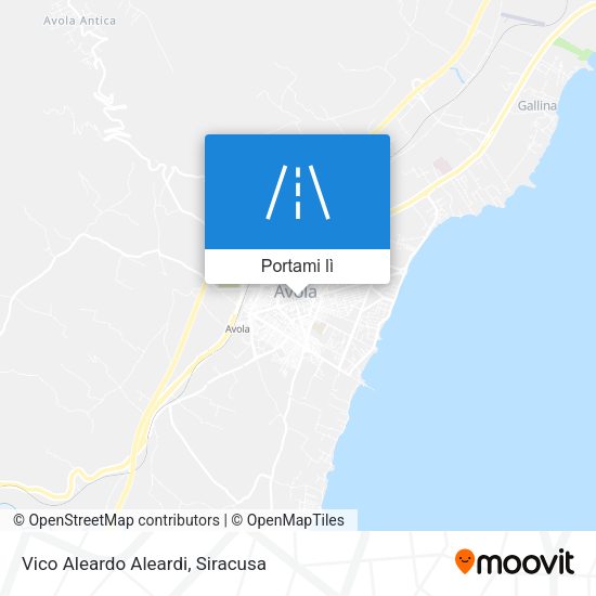 Mappa Vico Aleardo Aleardi