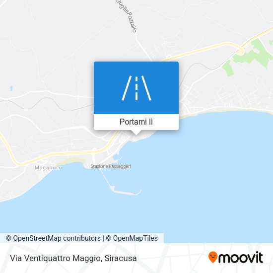 Mappa Via Ventiquattro Maggio