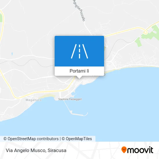 Mappa Via Angelo Musco