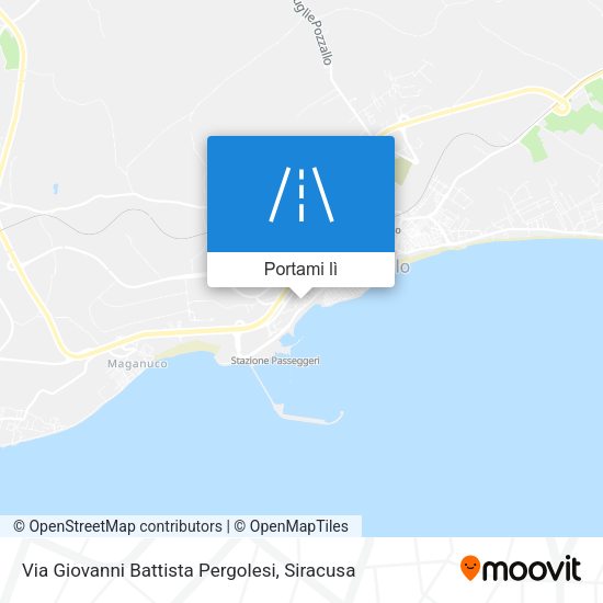 Mappa Via Giovanni Battista Pergolesi