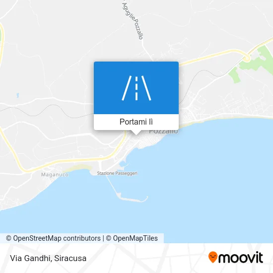 Mappa Via Gandhi